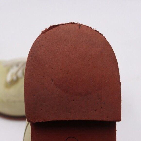 Cole Haan Vintage Cream Leather Oxford Shoes Mens 9.5 Brown Sole - Picture 12 of 16